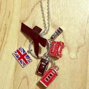 British Charm Necklace